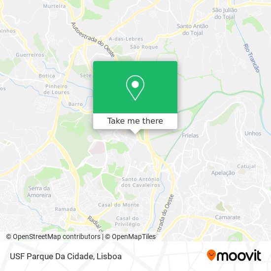 USF Parque Da Cidade mapa