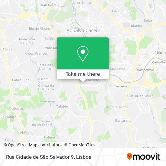 Rua Cidade de São Salvador 9 mapa