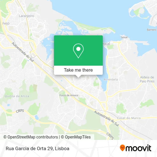 Rua Garcia de Orta 29 map
