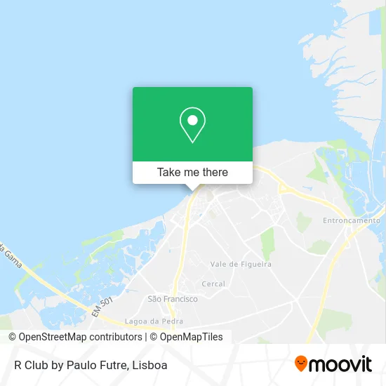 R Club by Paulo Futre map