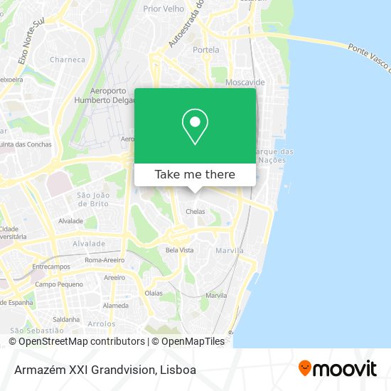 Armazém XXI Grandvision map