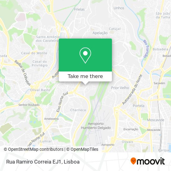 Rua Ramiro Correia EJ1 mapa