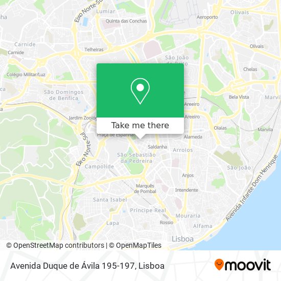 Avenida Duque de Ávila 195-197 map