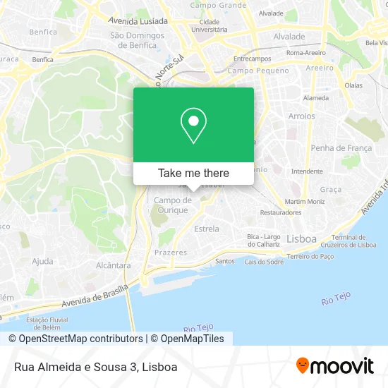 Rua Almeida e Sousa 3 map