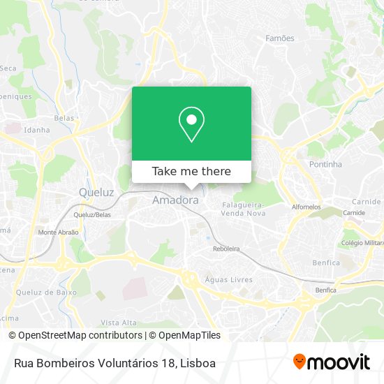 Rua Bombeiros Voluntários 18 map