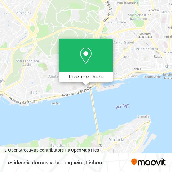 residência domus vida Junqueira map