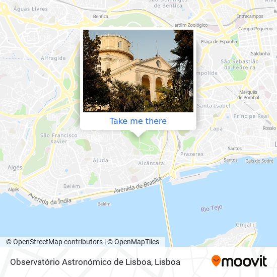 Observatório Astronómico de Lisboa map