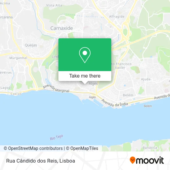 Rua Cândido dos Reis map