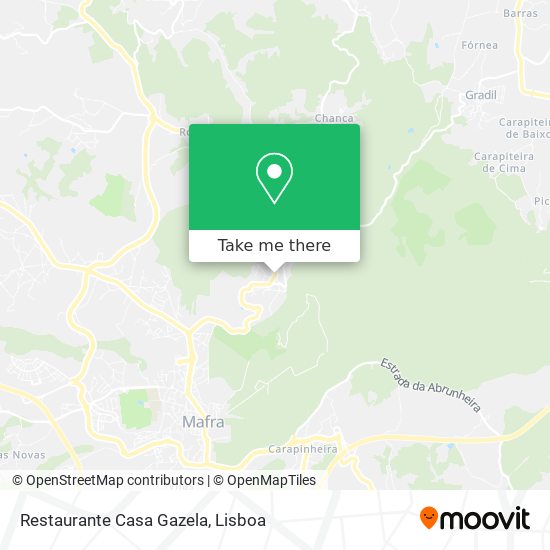 Restaurante Casa Gazela map