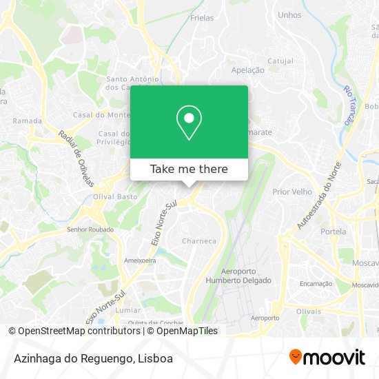Azinhaga do Reguengo mapa