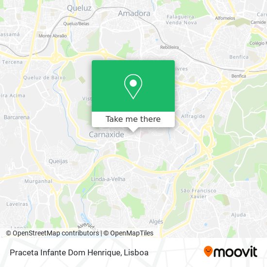 Praceta Infante Dom Henrique map