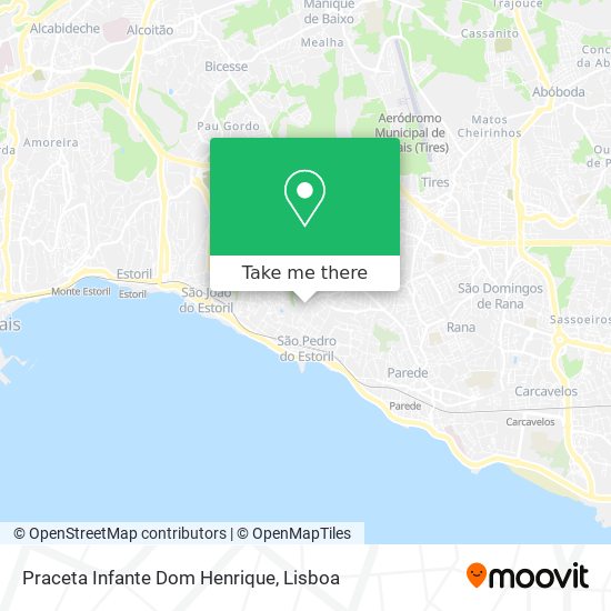 Praceta Infante Dom Henrique mapa
