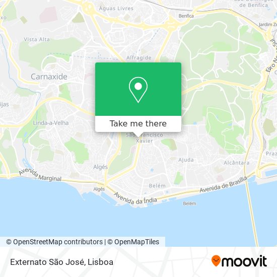 Externato São José map
