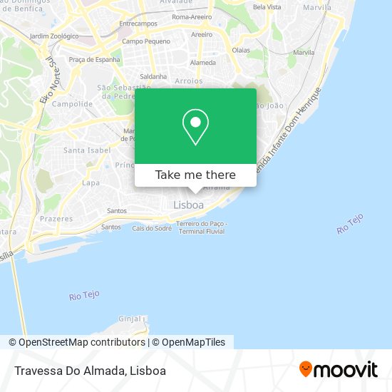 Travessa Do Almada map