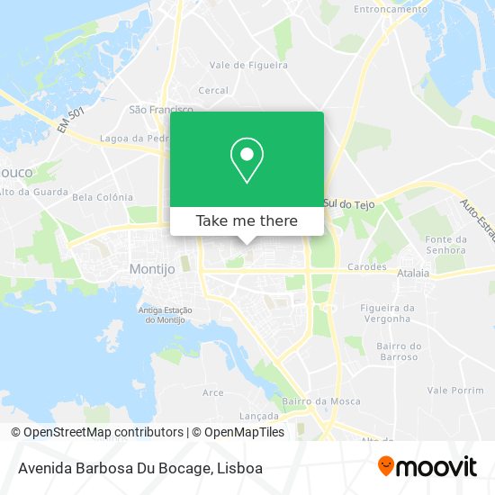 Avenida Barbosa Du Bocage map