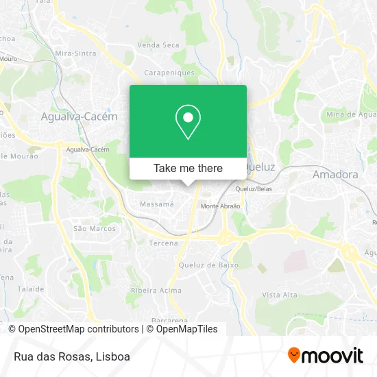 Rua das Rosas map