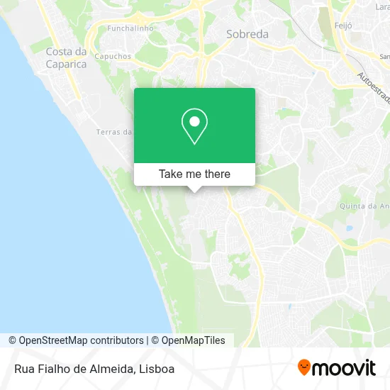 Rua Fialho de Almeida map