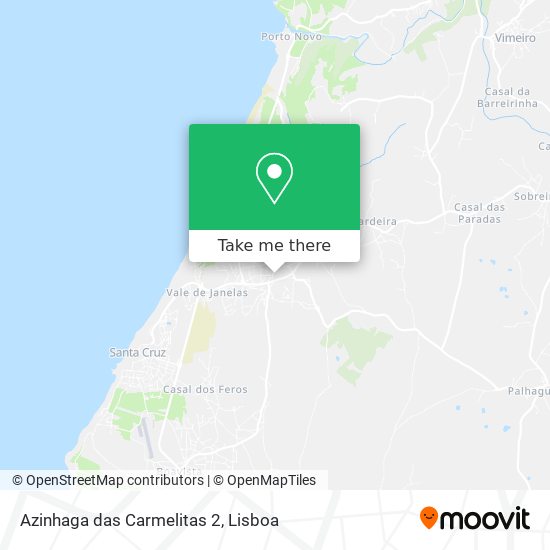 Azinhaga das Carmelitas 2 mapa