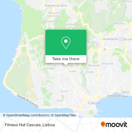 Fitness Hut Cascais mapa