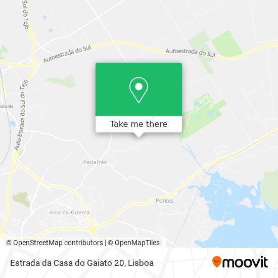 Estrada da Casa do Gaiato 20 map