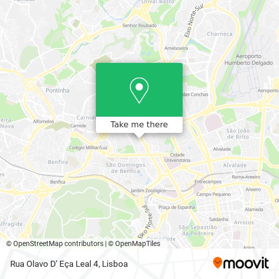 Rua Olavo D' Eça Leal 4 map