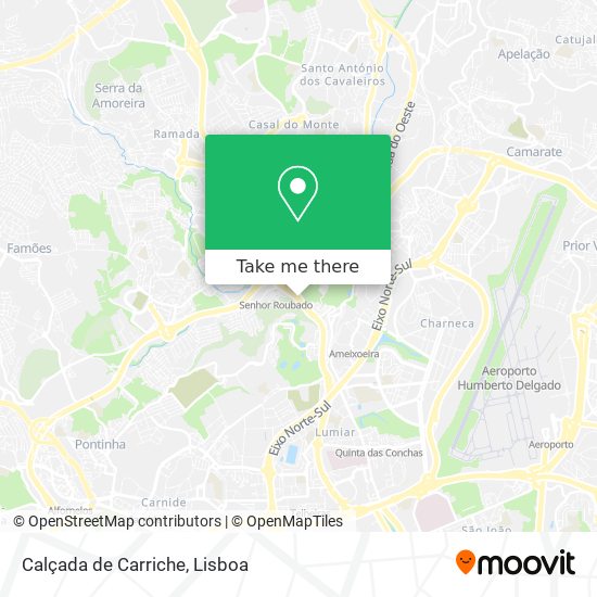 Calçada de Carriche map