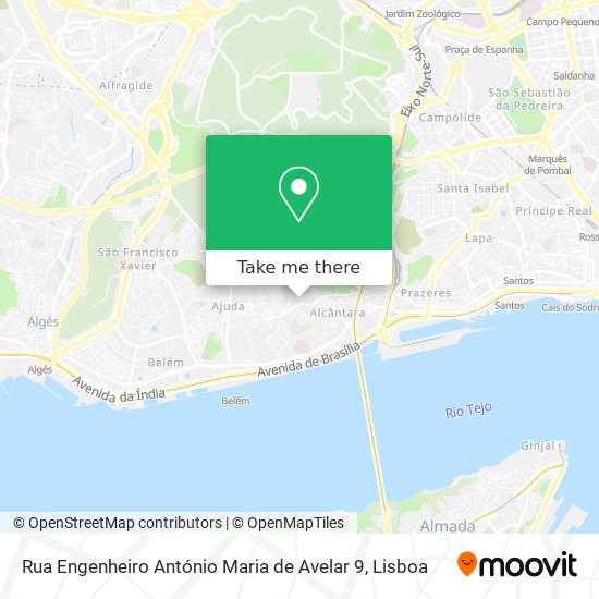 Rua Engenheiro António Maria de Avelar 9 map