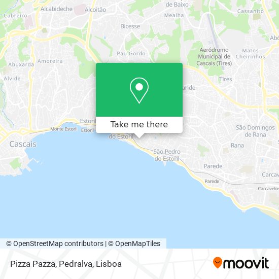 Pizza Pazza, Pedralva map