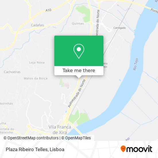 Plaza Ribeiro Telles mapa