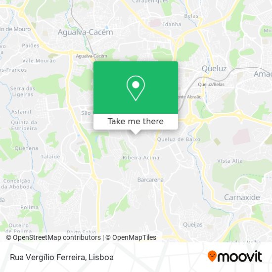 Rua Vergílio Ferreira mapa