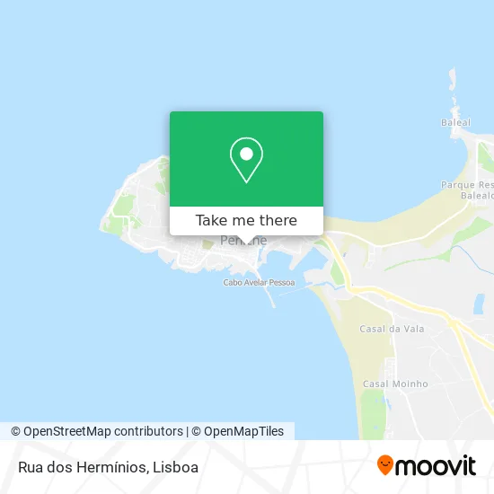 Rua dos Hermínios map