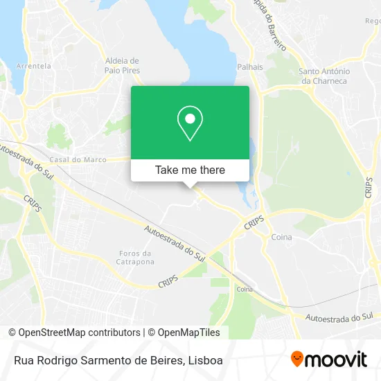 Rua Rodrigo Sarmento de Beires map