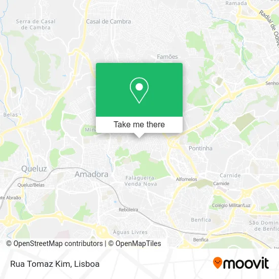 Rua Tomaz Kim map