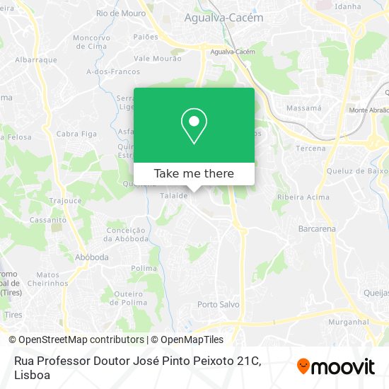 Rua Professor Doutor José Pinto Peixoto 21C mapa