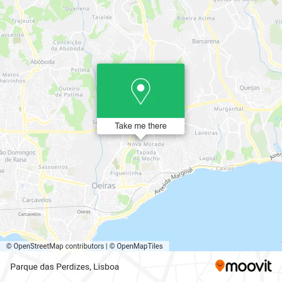 Parque das Perdizes map