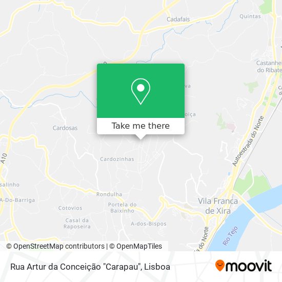 Rua Artur da Conceição "Carapau" map