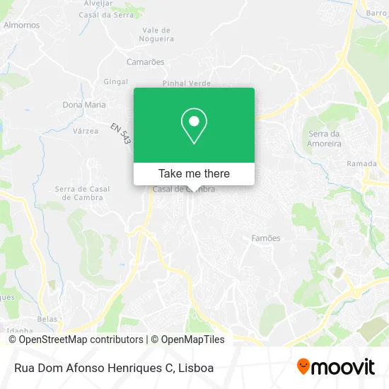 Rua Dom Afonso Henriques C map