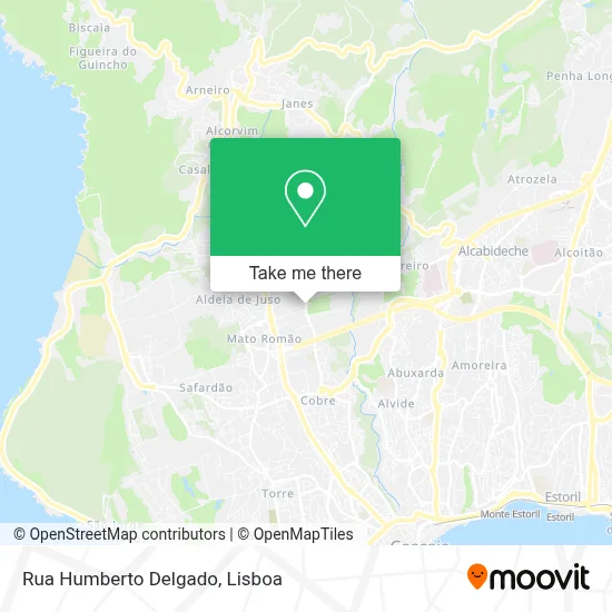 Rua Humberto Delgado map