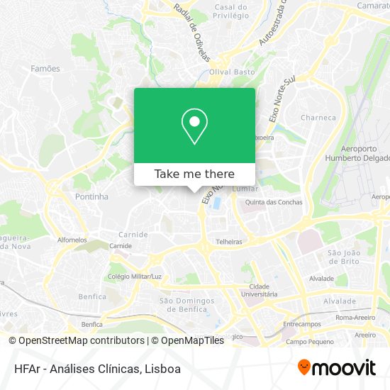 HFAr - Análises Clínicas map