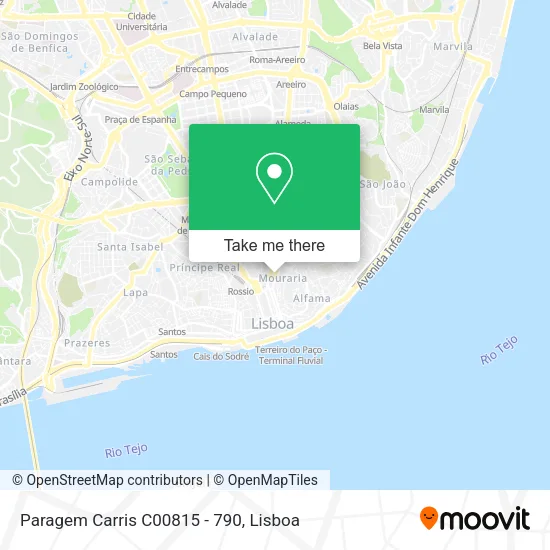 Paragem Carris C00815 - 790 map