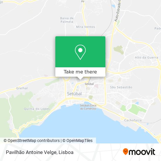 Pavilhão Antoine Velge mapa