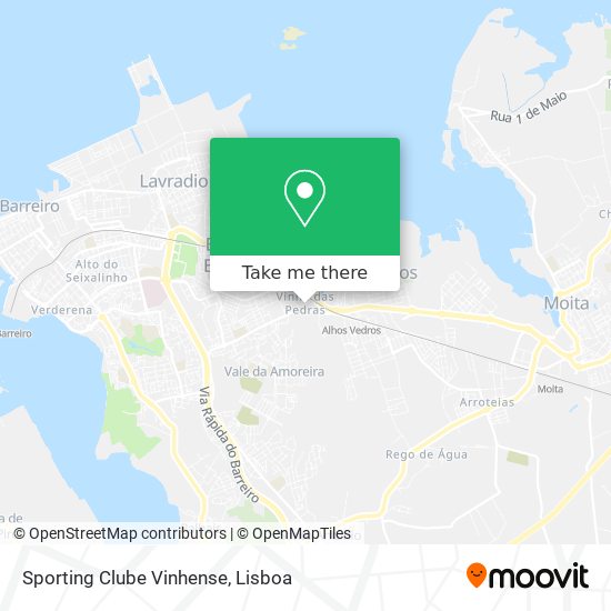 Sporting Clube Vinhense map