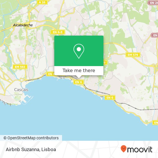 Airbnb Suzanna mapa