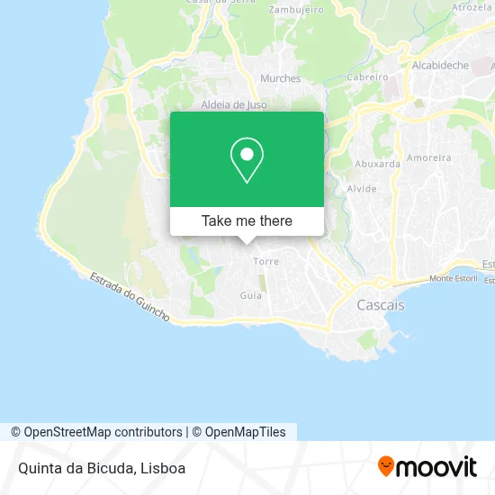 Quinta da Bicuda map