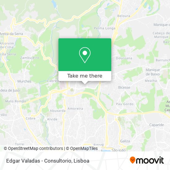 Edgar Valadas - Consultorio mapa