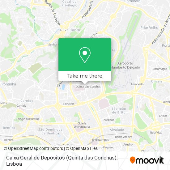 Caixa Geral de Depósitos (Quinta das Conchas) map