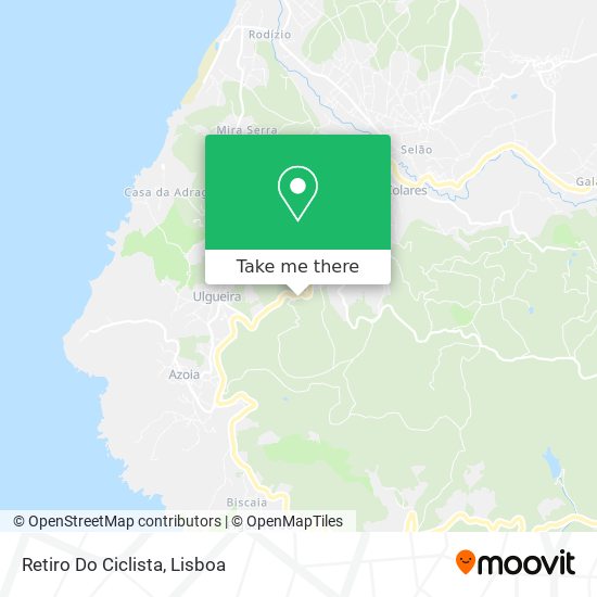 Retiro Do Ciclista map