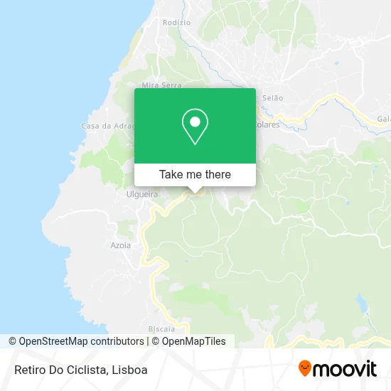 Retiro Do Ciclista map