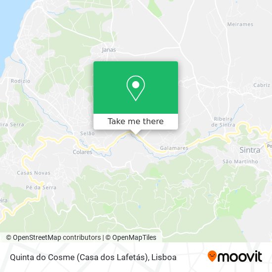 Quinta do Cosme (Casa dos Lafetás) map
