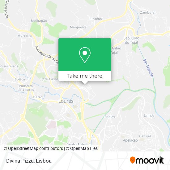 Divina Pizza map